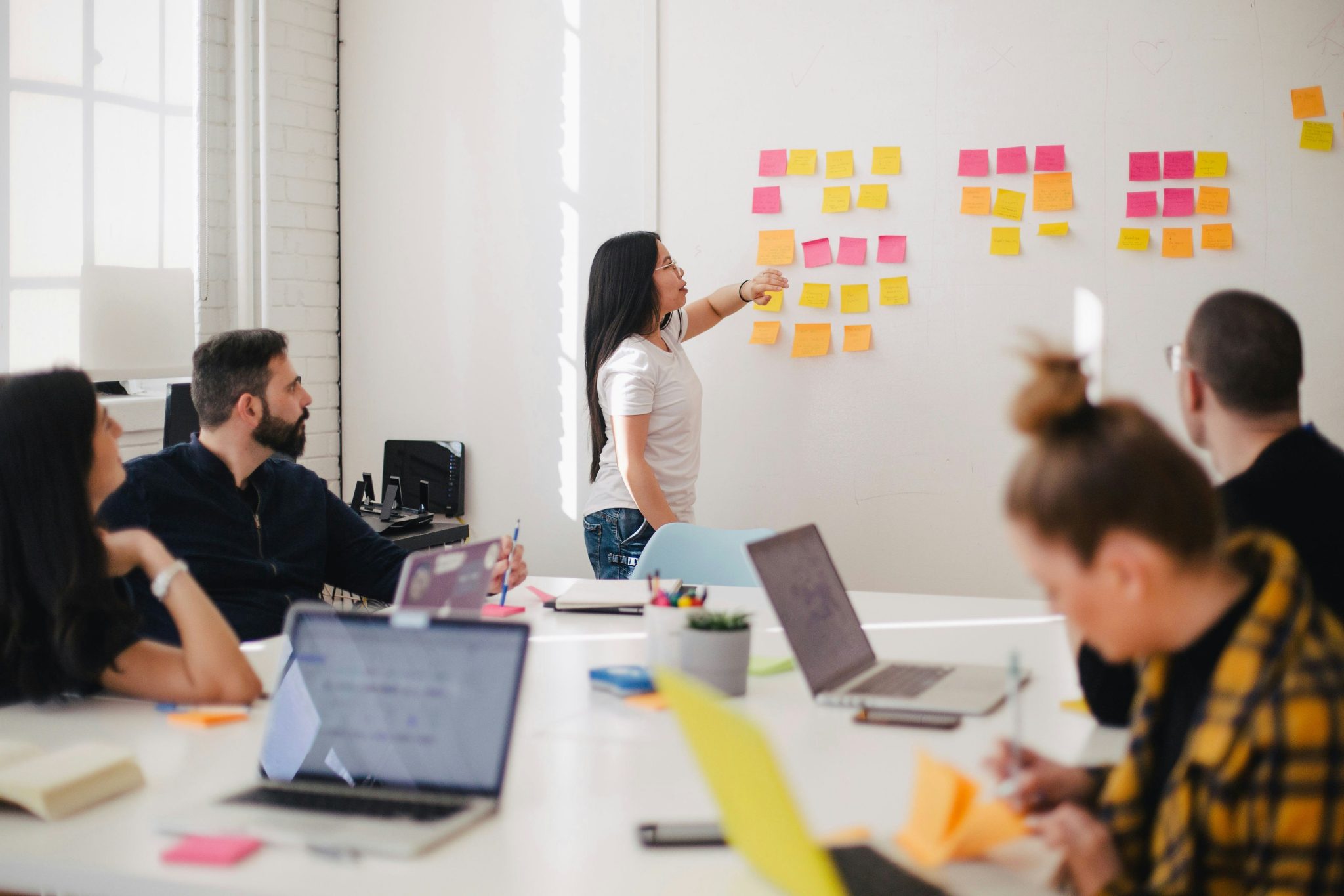 image of colleagues in a meeting